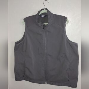 Lands' End Gray Sleeveless Vest